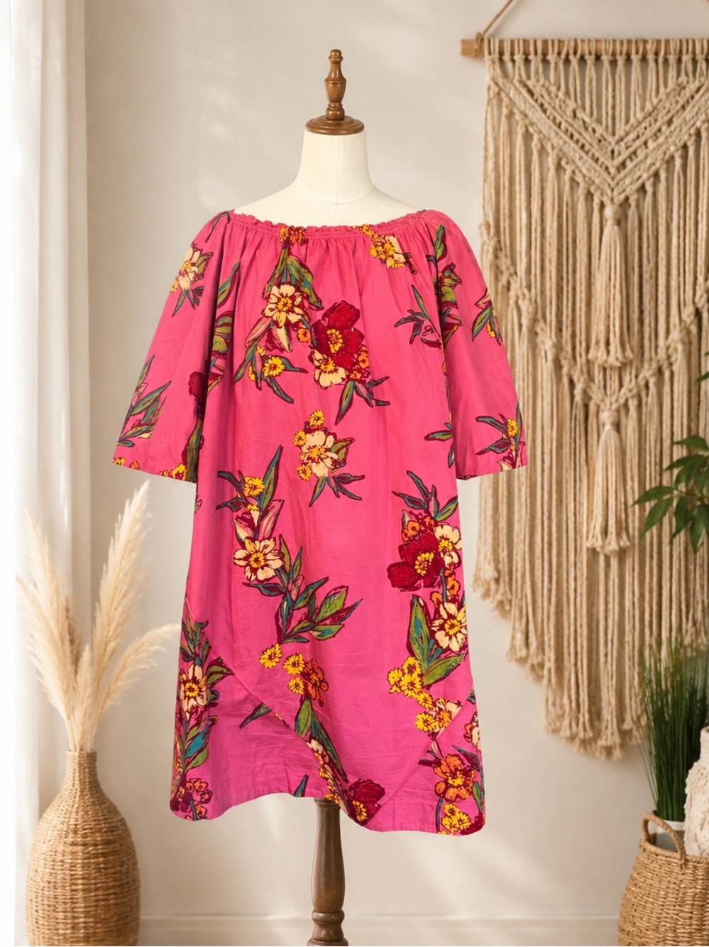 FREE PEOPLE -‎ Jodie Printed Tunic in Sunrise Combo Size M